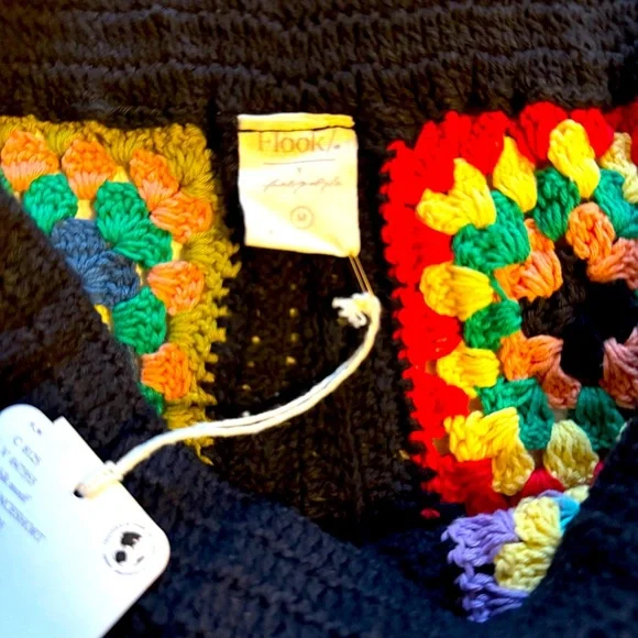 Free People x Flook Frances Crochet Shorts Size Medium NWT - Picture 10 of 10